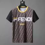 fendi  crewneck t-shirt new season ff9914  white logo